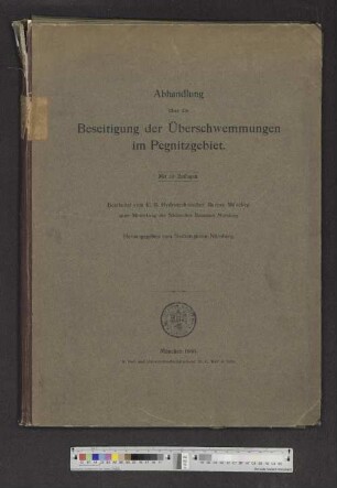 Abhandlung über die Beseitigung der Überschwemmungen im Pegnitzgebiet