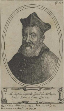 Bildnis des Marco Antonio de Dominis