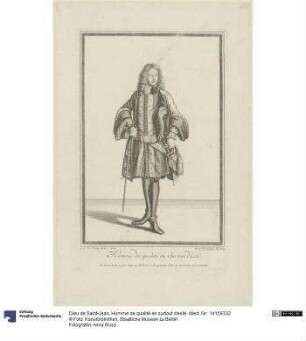 Homme de qualité en surtout d'esté