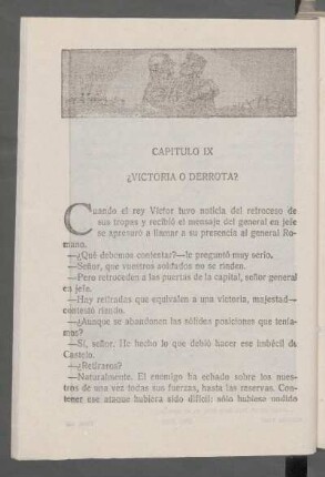 Capítulo IX - ¿Victoria o derrota?