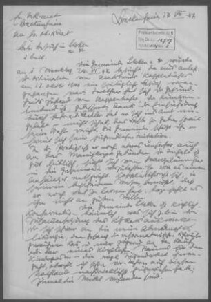 Stetten/Heuchelberg: Visitationsbericht 1947