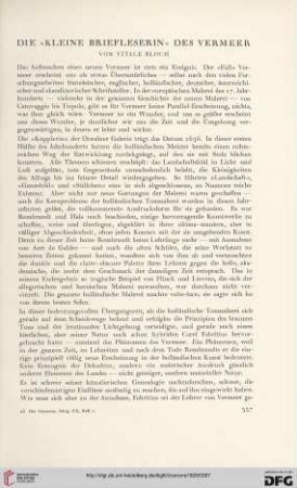 20: Die "kleine Briefleserin" des Vermeer