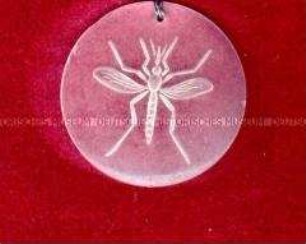 WHW-Abzeichen, Tiere des Dorfteiches: Mücke, 1. KriegsWHW, 5. Reichsstraßensammlung vom März 1940, durchgeführt vom RLB, RdK und der NSKOV