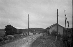 Lok 141, Haidkapelle, Bahnhof erweitert 1938 zur MUNA Haid, 1946 zurückgebaut, 1966 für Militärzwecke ausgebaut, 1993 Gewerbepark