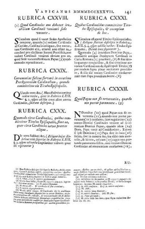 Rubrica CXXXI. - Rubrica CXL.