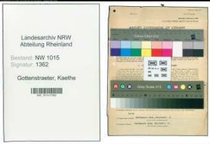 Entnazifizierung Kaethe Gottenstraeter , geb. 07.10.1899 ()