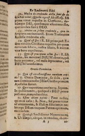 9-14, Oratio Dominica; Salutatis Angelica; Praecepta Decalogi