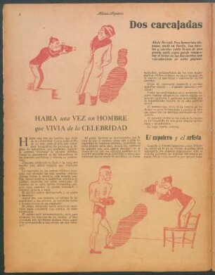 Habia una vez un hombre que vivia de la celebridad