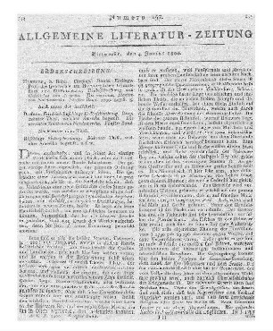 Ebeling, C. D.: Erdbeschreibung und Geschichte von Amerika. Bd. 5. Die vereinten Staaten von Amerika. Hamburg: Bohn 1799 Auch u. d. T.: Anton Friedrich Büschings Erdbeschreibung. T. 13. Welcher Amerika begreift etc. Noch u. d. T.: Büschings Erdbeschreibung. T. 7. Welcher Amerika begreift etc.