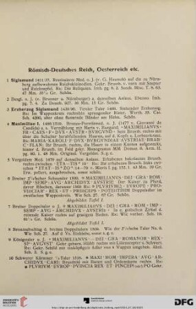 Römisch-Deutsches Reich, Oesterreich etc. (Nr. 1-82)