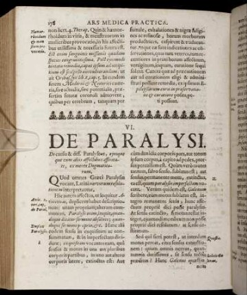 VI. De Paralysi.