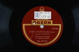 Fra Diavolo : "Ewig will ich Dir gehören" / (Auber)