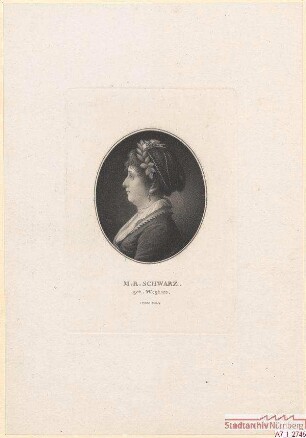 M(aria) R(egina) Schwarz, geborene Weghorn