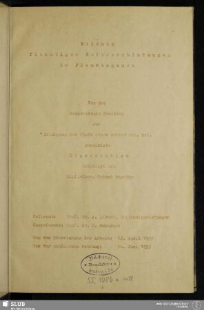 Bildung flüchtiger Selenverbindungen in Flammengasen