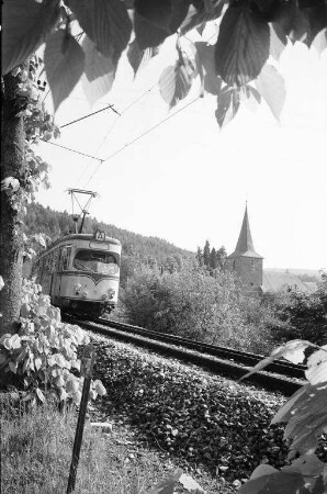 Fahrt mit der Albtalbahn