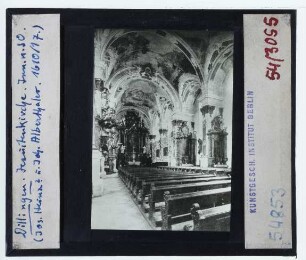 Dillingen, Jesuitenkirche (Studienkirche) Mariä Himmelfahrt : Innenansicht