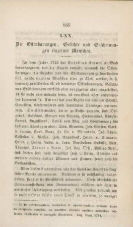 955-967 Die Offenbarungen, Gesichte und Erscheinungen einzelner Menschen