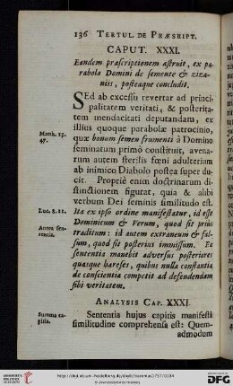 Caput XXXI - Caput XL