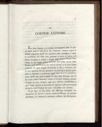 Al Cortese Lettore