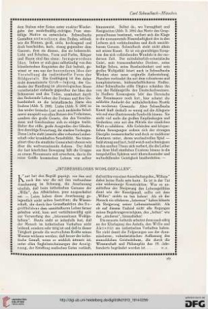 "Interesseloses Wohlgefallen"