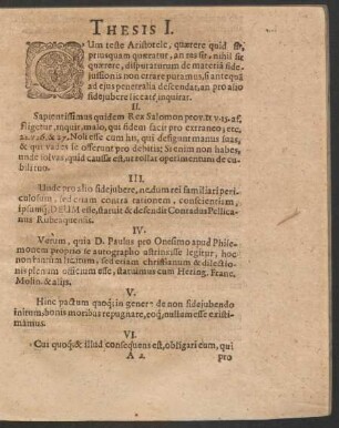 Thesis I. - LXX.