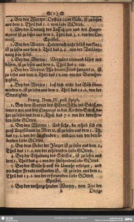 Evang. Dom. IV. post Epiphan.