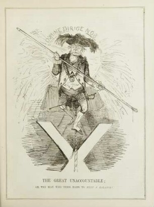 The great unaccountable; or, the man who tries hard to keep a balance