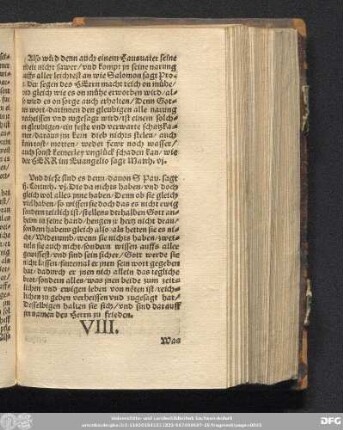 VIII. Was dem Weibe in der hausregierung in sonderheit zustehe etc.