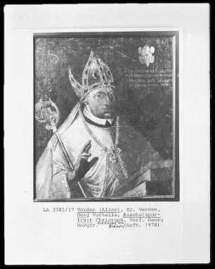 Bischofsporträt von Christoph (Erzbischof vom Bremen)