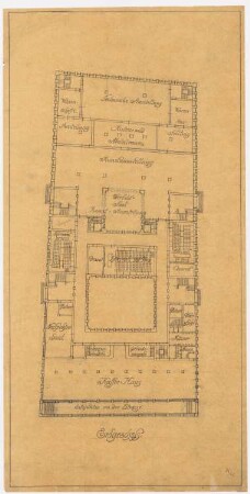 Haus der Freundschaft, Istanbul Vorprojekt 2: Grundriss EG
