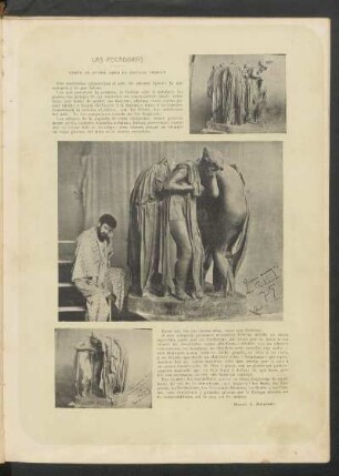 Las pecadoras : Grupo en barro, obra de Rogelio Yrurtia