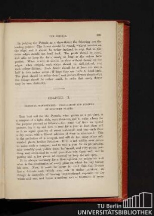 Chapter II. Seasonal management. Propagation and culture of specimen plants.