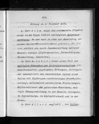 Sitzung am 4. November 1924.