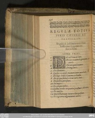 Regulae Totius Iuris Caesarei Et Pontificii.