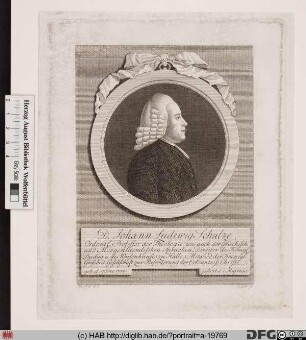 Bildnis Johann Ludwig Schulze