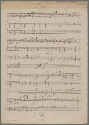 Concertos, vlc, pf, op.31, C-Dur, Arr. Fragments - BSB Mus.ms. 23177-2 : [caption title:] Einlage