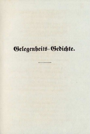 Gelegenheits-Gedichte