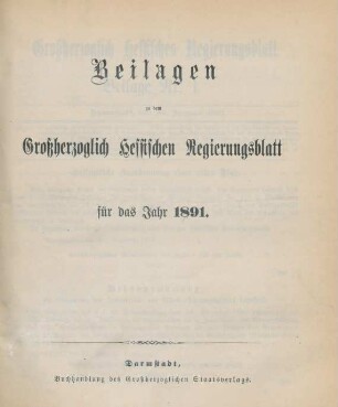 Beilagen: 24. Januar-30. Dezember = Nr. 1-33
