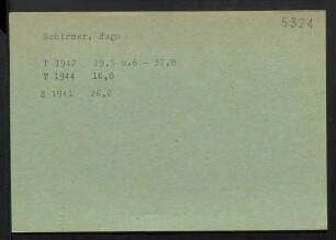 Schirmer, Hugo