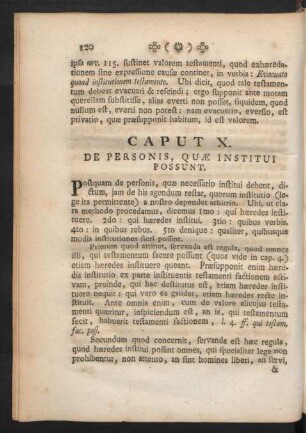 Caput X. De Personis, Quae Institui Possunt.