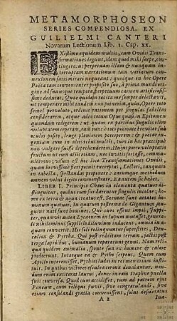 Publii Ovidii Nasonis operum tomus ..., 2. Metamorphoseon [u.a.]