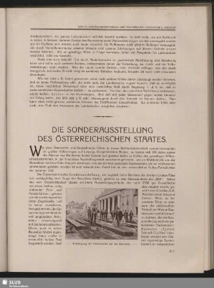 Die Sonderausstellung des Österreichischen Staates