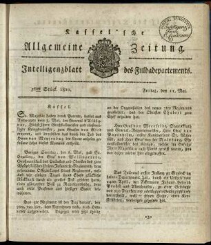 56tes Stueck, Freitag, den 11. Mai 1810