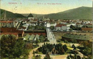 "Blick von der Herz-Jesu-Kirche"