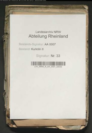 Inventar der erzbischöflichen Silberkammer