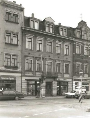 Dresden-Blasewitz, Loschwitzer Straße 56. Wohnhaus mit Läden (1898)