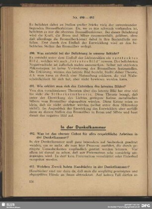 In der Dunkelkammer