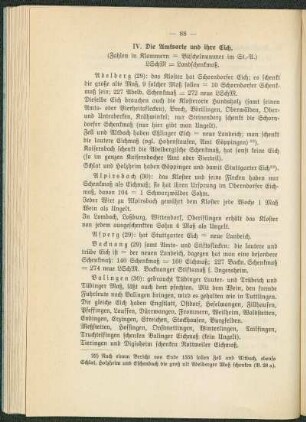 IV. Die Amtsorte und ihre Eich