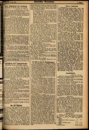 Zweite Ausgabe vom Dienstag, den 10. Mai 1927.