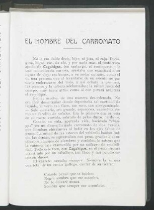 El hombre del carromato